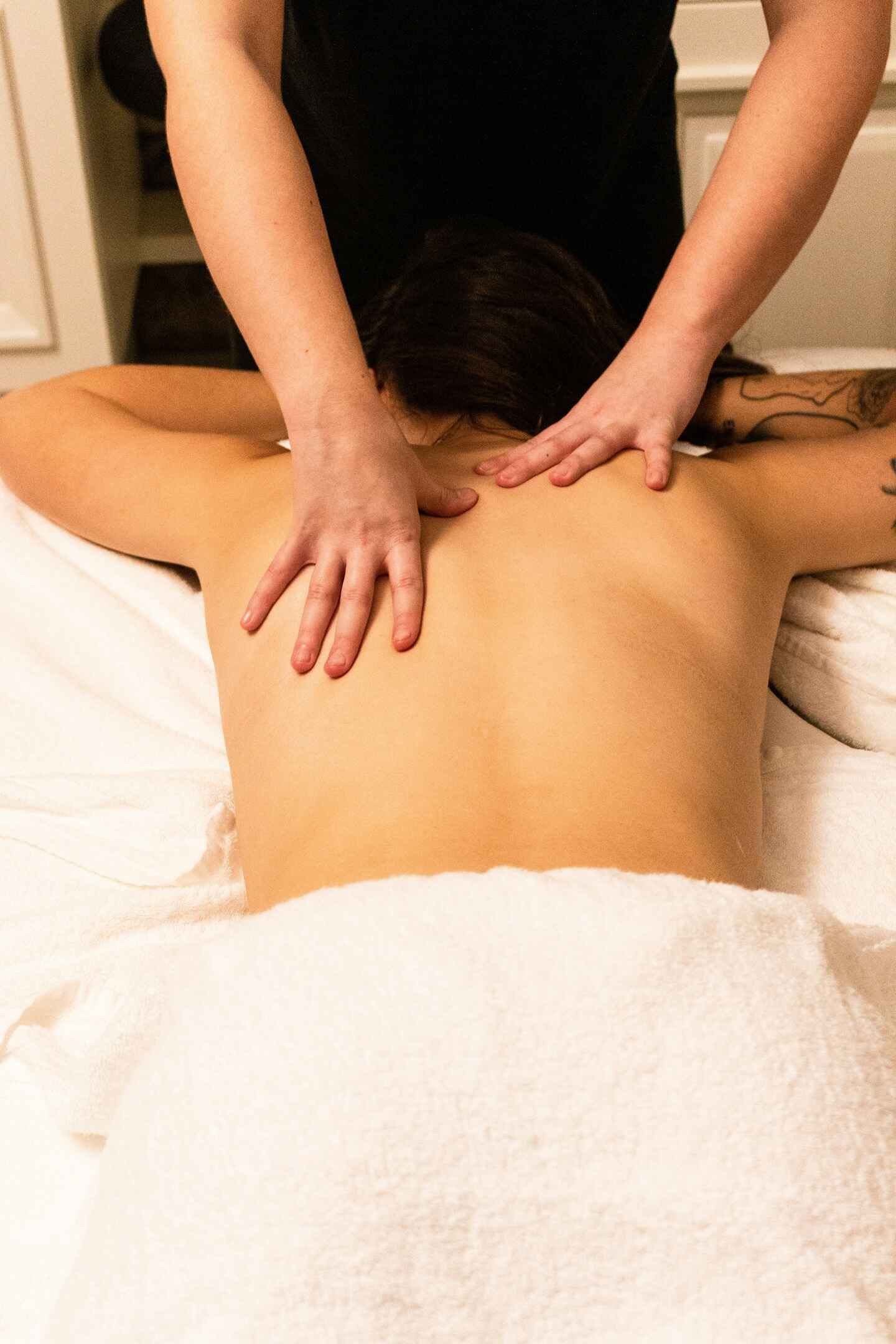 lady in massage